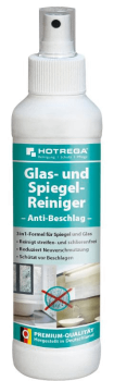 HOTREGA Glas- und Spiegel-Reiniger Anti-Beschlag 250 ml Pumpsprühflasche