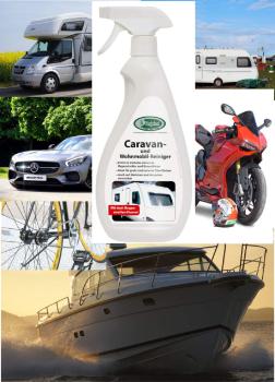Neu!! Der Beste: Caravan- und Wohnmobil-Reiniger - Set - 2 x 750ml + Microfaser - Poliertuch