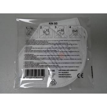 10 x 4 lagige Atemschutzmaske -FFP 2 CE KN 95-effiziente hohe Filterkapazität 95%FFP2