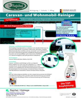 Neu!! Der Beste: Caravan- und Wohnmobil-Reiniger 750ml Fertiglösung