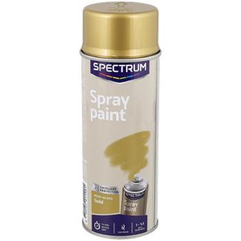 Spectrum Sprühfarbe Paint & Supplies 400 ml Gold glänzend