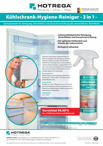 Kühlschrank-Hygiene-Reiniger 3  in  1