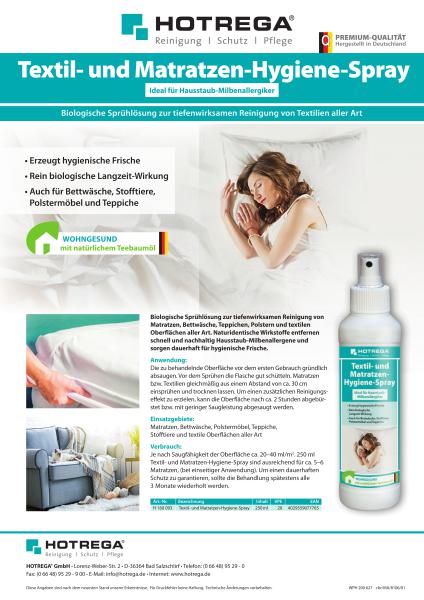 HOTREGA Textil- und Matratzen-Hygiene-Spray 250 ml